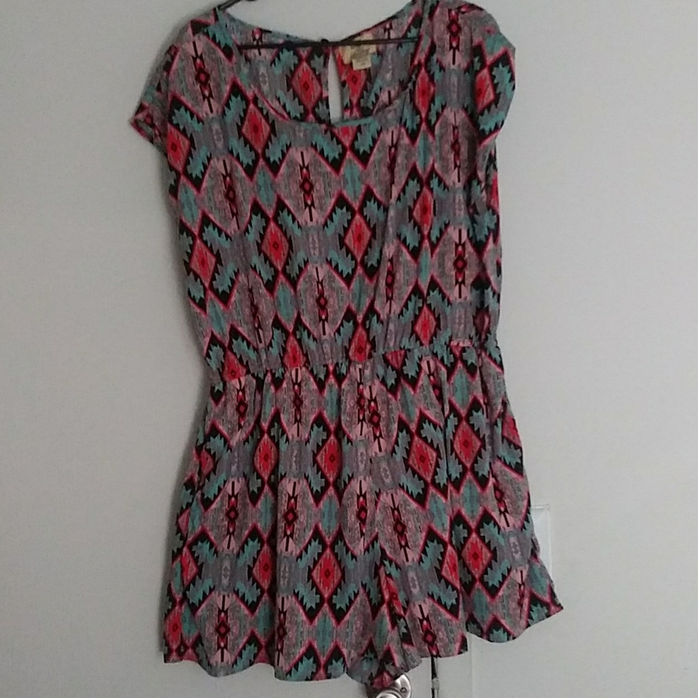 Multi-color romper